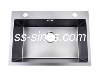 폴란드어 마무리 1 컵 OEM 외부 차원 포함 된 탑마운트 부엌 싱크장