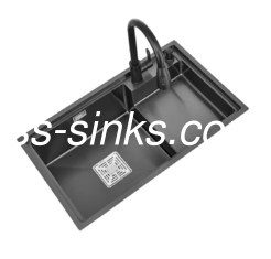 모던 코너 스테인리스 스틸 주방 싱크실