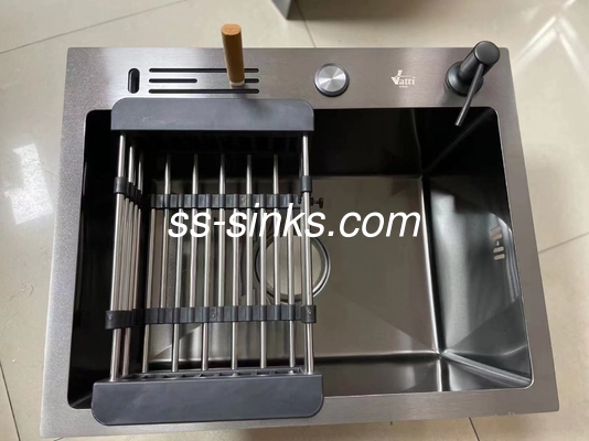 폴란드어 마무리 1 컵 OEM 외부 차원 포함 된 탑마운트 부엌 싱크장