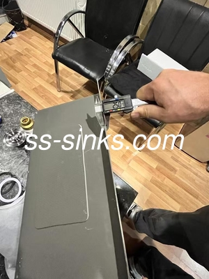 780*430mm 등 현대 건축 직사각형 주방 싱크장 스테인리스