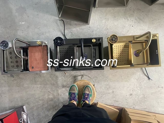 당신이 필요한 설치까지와 함께 언더마운트 코너 스테인리스 스틸 부엌 싱크