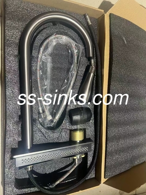 평평하고 쉽게 청소 할 수있는 표면으로 평면 닦은 싱글 볼 하부 싱크