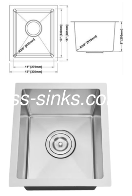 평판의 스테인리스 스틸에서 평면 단일 부엌 싱크 그릇으로 부엌을 업그레이드