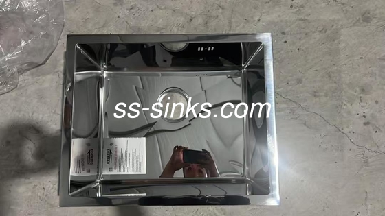 18/10 니켈 강철 재료 스테인리스 강철 단 그릇 싱크 싱크장
