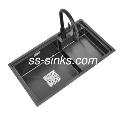 모던 코너 스테인리스 스틸 주방 싱크실