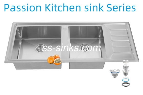 12050 수작업 부엌 스테인리스 스틸 배 배울 싱크대 배수판