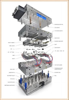 CAD CNC 강철 소재 주방 싱크 곰팡이 다이캐스트주형