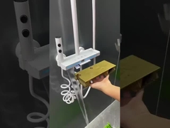 호텔 욕실 스테인리스 빗 샤워 세트 블랙 미러 닦기