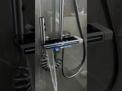 OEM 검은 붓 니켈 스테인리스 스틸 샤워 세트 벽에 장착