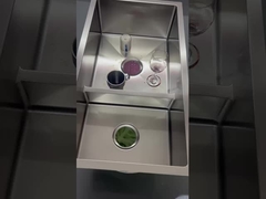 수제 주방 싱크대, 이중 볼 싱크대, 방청 테스트